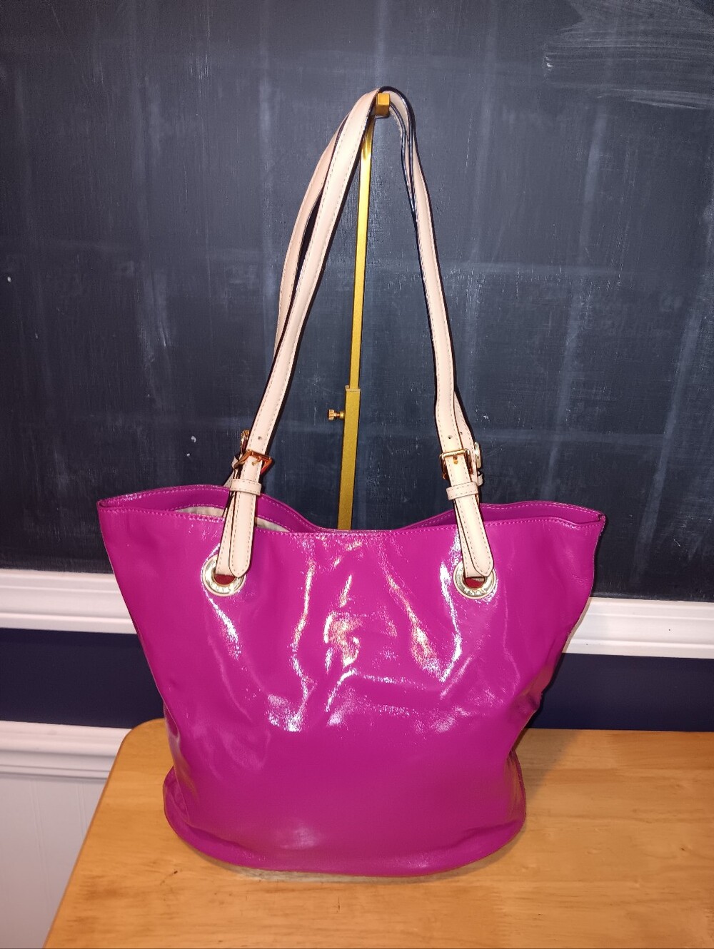 Michael Kors Pink Leather Tote Bag